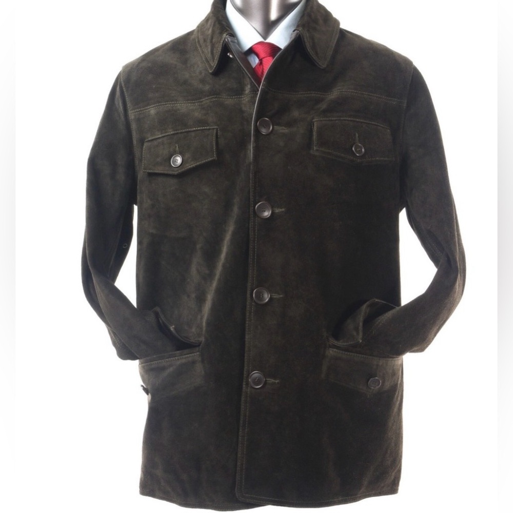 EXPRESS Men's Brown Suede Jacket